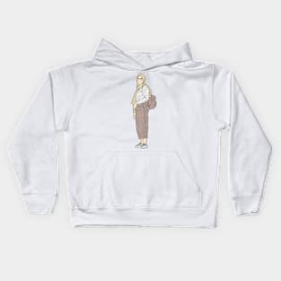 Cream Bag Kids Hoodie